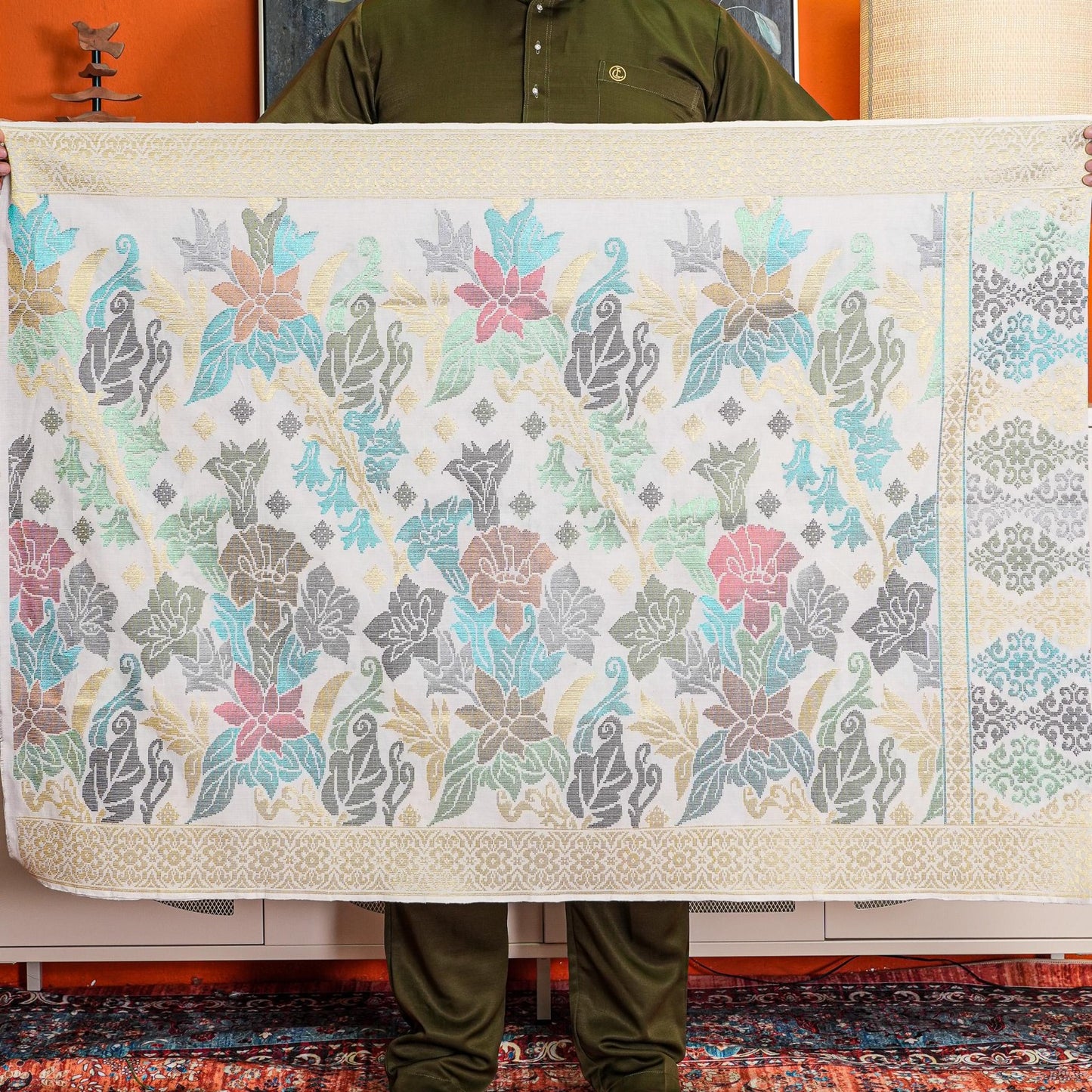 Sampin Songket Tenun Tangan Terengannu LIMITED 1PC