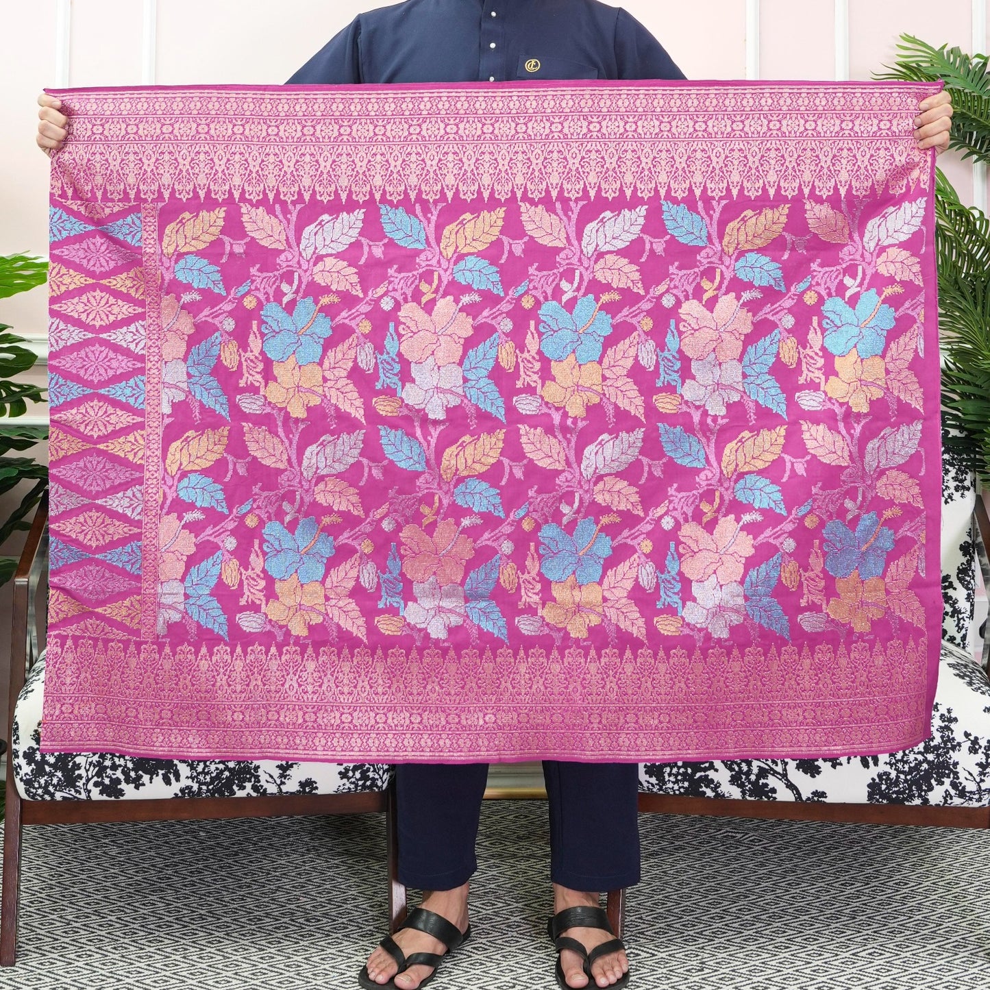 Sampin Terengganu Tenun Tangan design songket