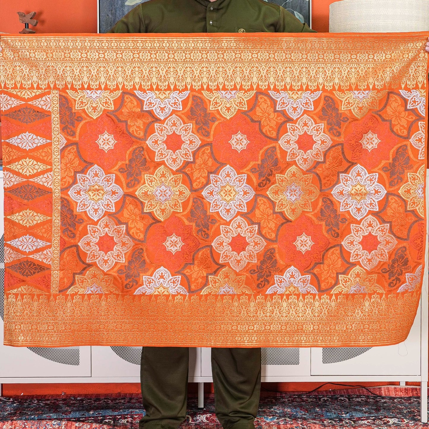 Sampin Terengganu Tenun Tangan design songket