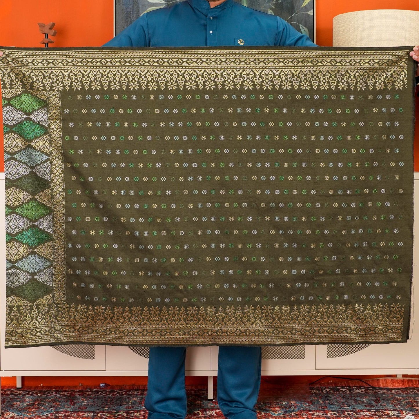 Sampin Mahkota Seri Taburan Edisi Tenun Tangan 2.5M