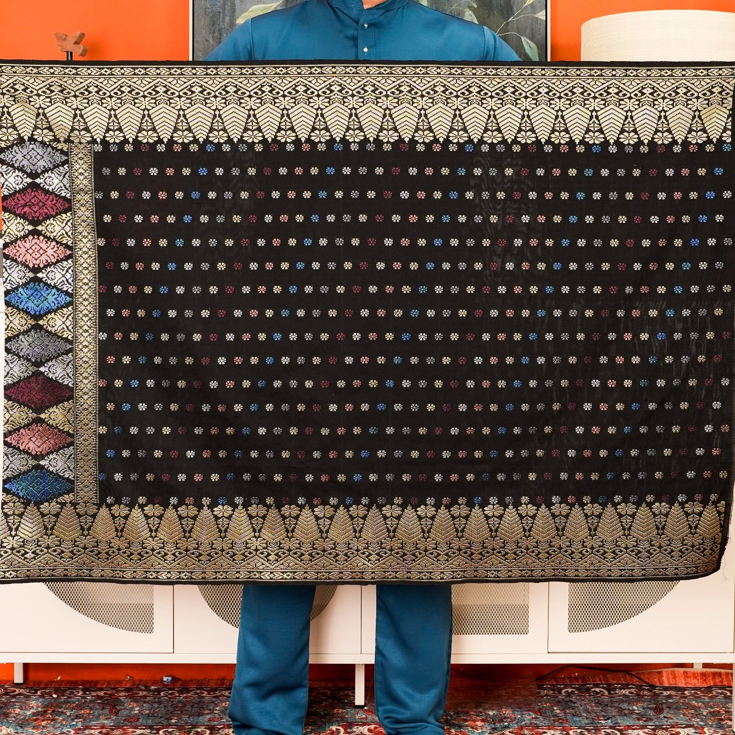 Sampin Mahkota Seri Taburan Edisi Tenun Tangan 2.5M