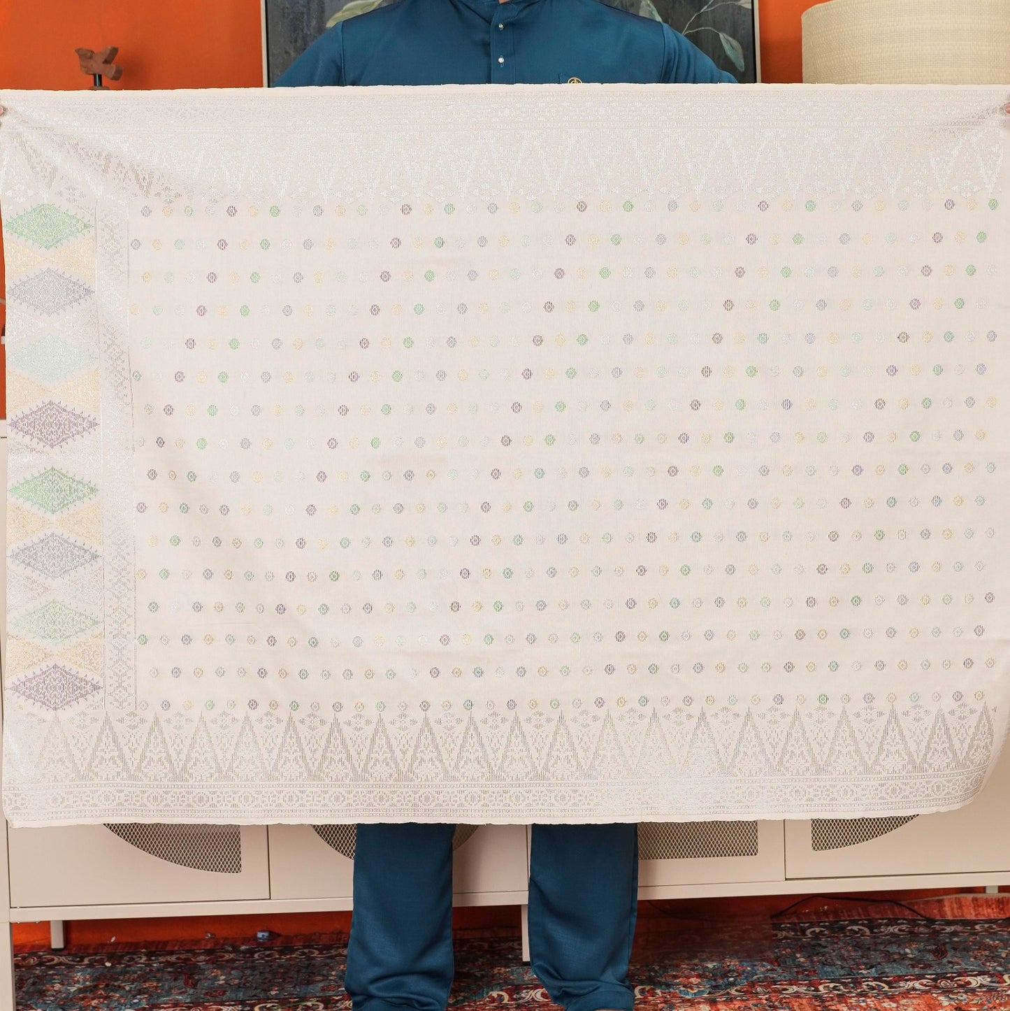 Sampin Mahkota Seri Taburan Edisi Tenun Tangan 2.5M