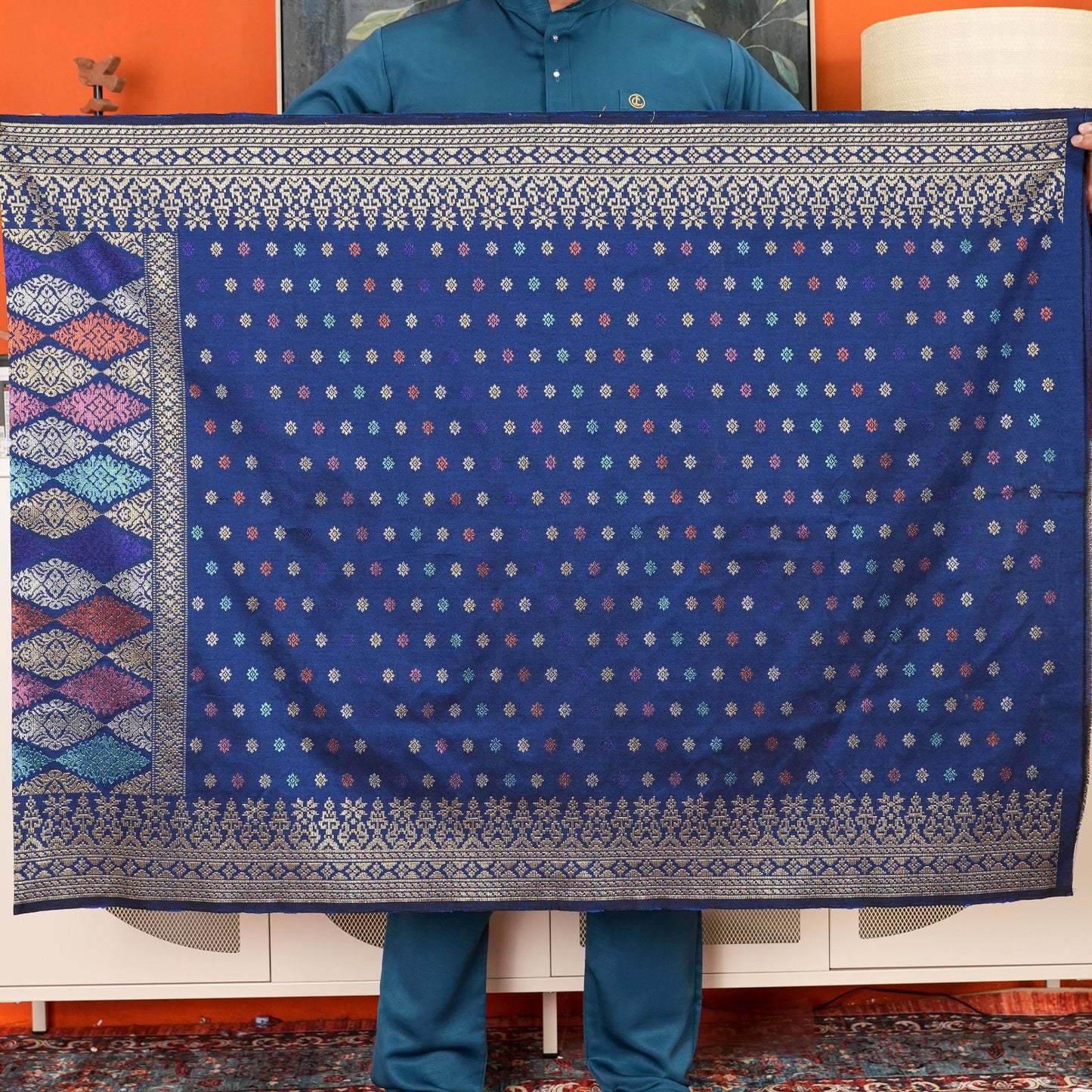 Sampin Mahkota Seri Taburan Edisi Tenun Tangan 2.5M