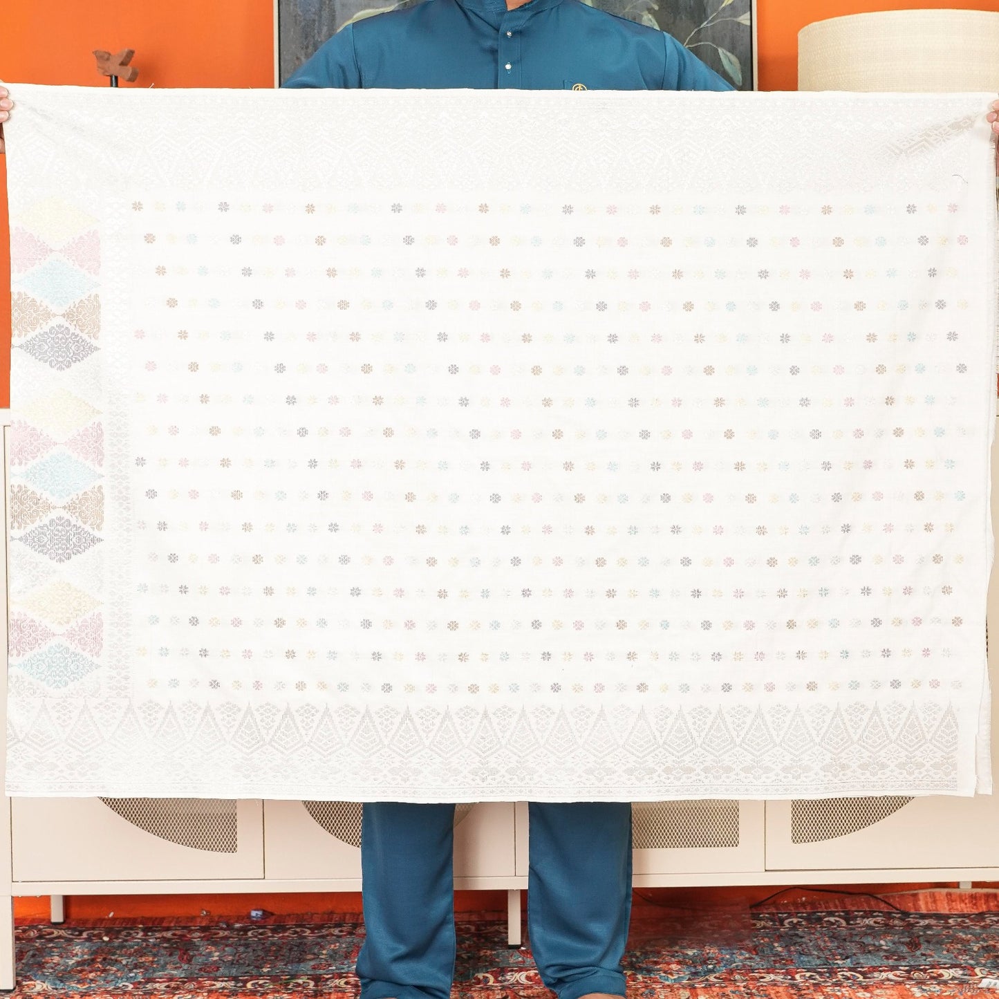 Sampin Mahkota Seri Taburan Edisi Tenun Tangan 2.5M