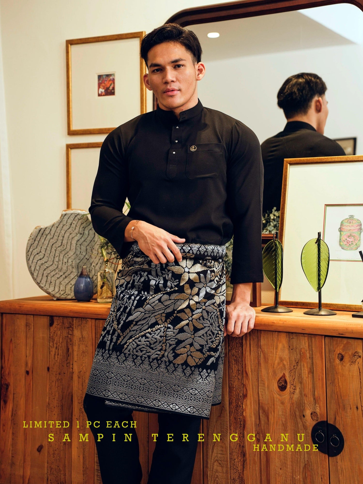 Sampin Songket Tenun Tangan Terengannu