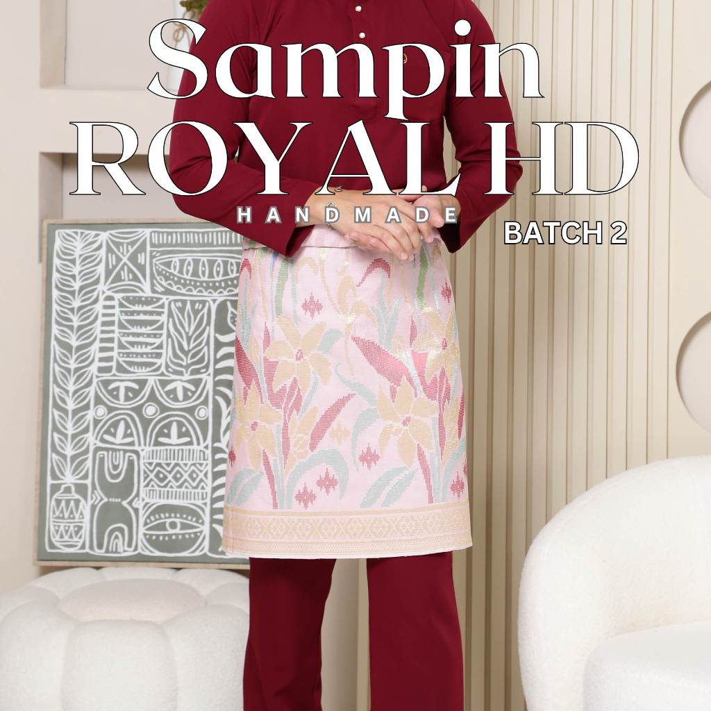 Sampin Tenun Tangan Sampin Royal HD By D'songket songket Batch 2