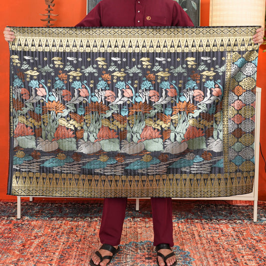 Sampin Sutera Terengganu Asli 1pc Limited Only Sampi Tenun Tangan 2.5 meter