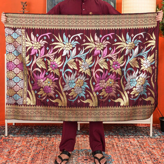 Sampin Sutera Terengganu Asli 1pc Limited Only Sampi Tenun Tangan 2.5 meter