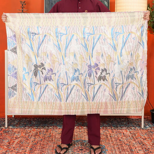 Sampin Sutera Terengganu Asli 1pc Limited Only Sampi Tenun Tangan 2.5 meter