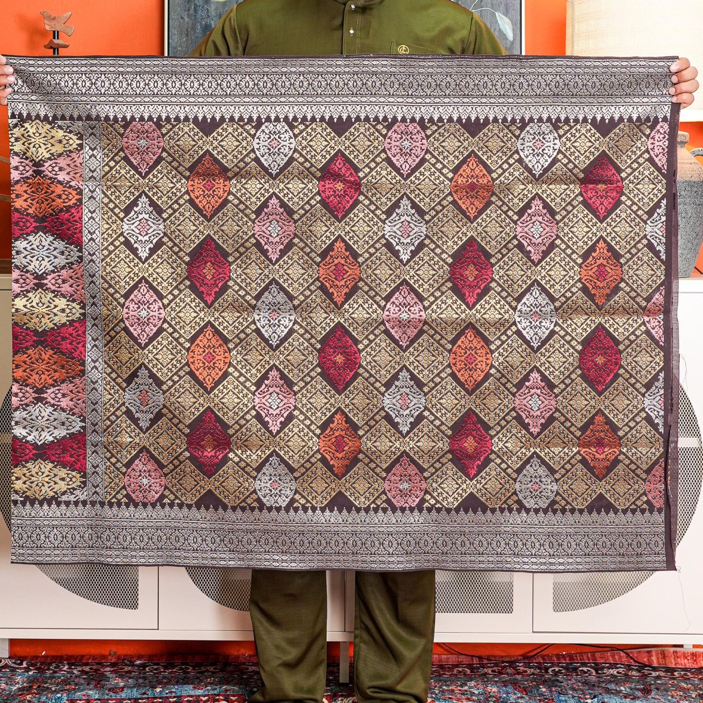 Sampin Terengganu Tenun Tangan design songket