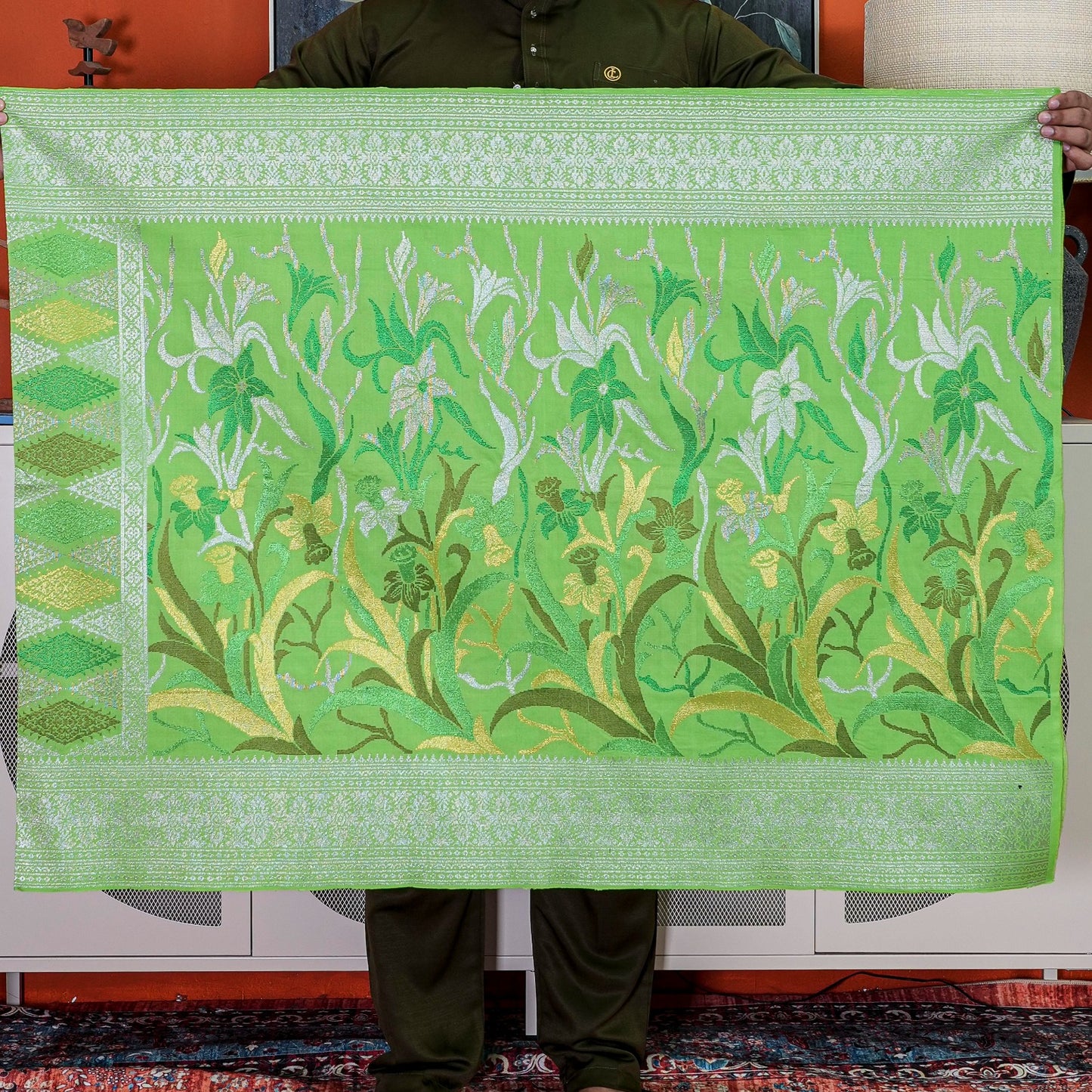 Sampin Terengganu Tenun Tangan design songket